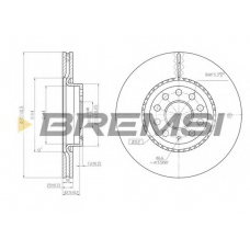 DBB305V BREMSI Тормозной диск