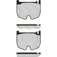 PA1632 BRAKE ENGINEERING Комплект тормозных колодок, дисковый тормоз