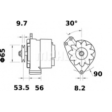 MG 512 MAHLE Генератор