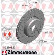 150.2905.20 ZIMMERMANN Тормозной диск