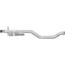 889-003 BOSAL Ремонтная трубка, катализатор