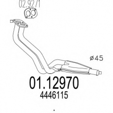 01.12970 MTS Труба выхлопного газа