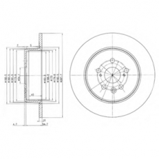 BG3169 DELPHI Тормозной диск