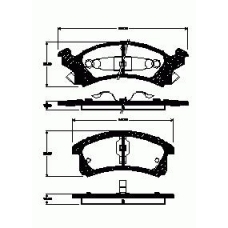 2538.02 ROADHOUSE Колодки торм.дисковые