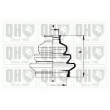 QJB945 QUINTON HAZELL Комплект пылника, приводной вал