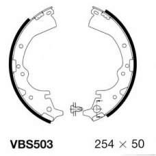 VBS503 MOTAQUIP Комплект тормозных колодок