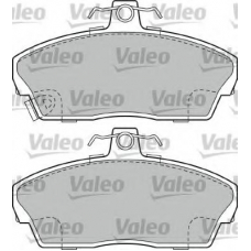 551756 VALEO Комплект тормозных колодок, дисковый тормоз