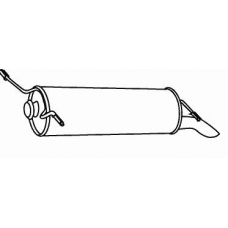 613131 FONOS Глушитель выхлопных газов конечный