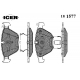 181577<br />ICER<br />Комплект тормозных колодок, дисковый тормоз