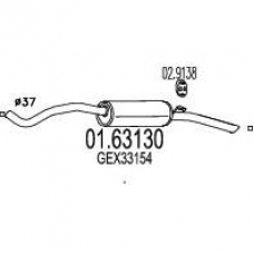 01.63130 MTS Глушитель выхлопных газов конечный