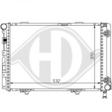 8121105 DIEDERICHS Радиатор, охлаждение двигателя