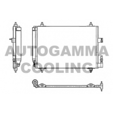 103659 AUTOGAMMA Конденсатор, кондиционер