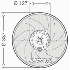 DER21004 DENSO Вентилятор, охлаждение двигателя