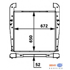 8ML 376 724-331 HELLA Интеркулер