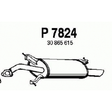 P7824 FENNO Глушитель выхлопных газов конечный