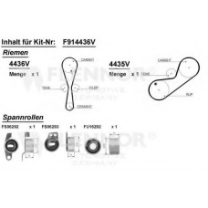 F914436V FLENNOR Комплект ремня грм