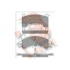 RB1411 R BRAKE Комплект тормозных колодок, дисковый тормоз