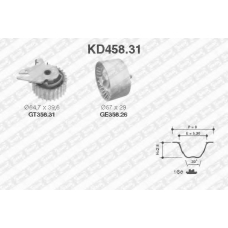 KD458.31 SNR Комплект ремня грм