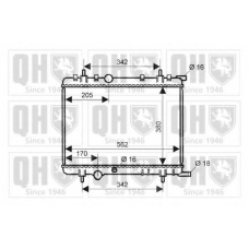 QER2091 QUINTON HAZELL Радиатор, охлаждение двигателя