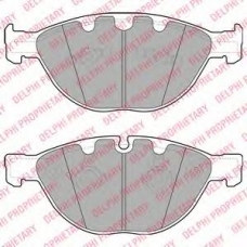 LP2041 DELPHI Комплект тормозных колодок, дисковый тормоз