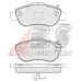 37718 ABS Комплект тормозных колодок, дисковый тормоз