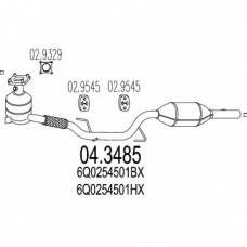 04.3485 MTS Катализатор