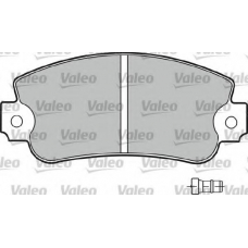 598160 VALEO Комплект тормозных колодок, дисковый тормоз