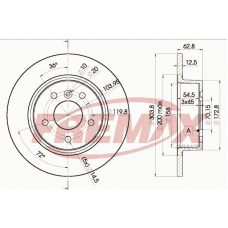 BD-2004 FREMAX Тормозной диск