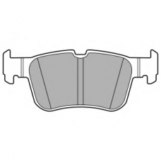LP3151 DELPHI Комплект тормозных колодок, дисковый тормоз