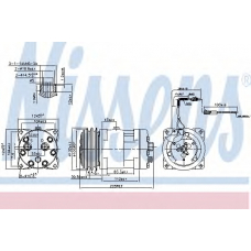 89776 NISSENS Компрессор, кондиционер