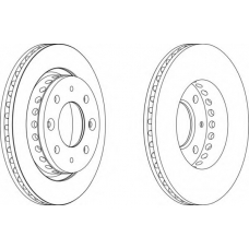 DDF1418 FERODO Тормозной диск