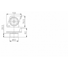 TKR 9833 TIMKEN Натяжной ролик, ремень грм