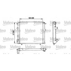 810912 VALEO Радиатор, охлаждение двигателя