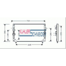 3229101 KUHLER SCHNEIDER Конденсатор, кондиционер