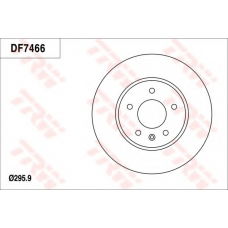 DF7466 TRW Тормозной диск