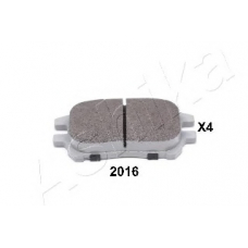 50-02-2016 Ashika Комплект тормозных колодок, дисковый тормоз