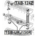 TSB-URJ150R FEBEST Опора, стабилизатор
