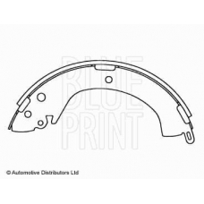 ADC44127 BLUE PRINT Комплект тормозных колодок