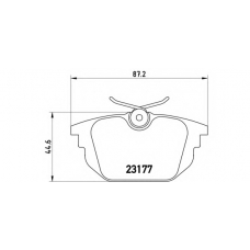 07.B315.24 BREMBO Комплект высокоэффективных тормозных колодок