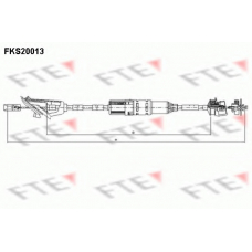 FKS20013 FTE Трос, управление сцеплением