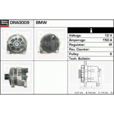 DRA0009 DELCO REMY Генератор