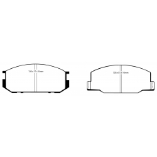 DP2456 EBC Brakes Колодки тормозные