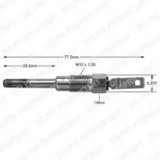 HDS306 DELPHI Свеча накаливания