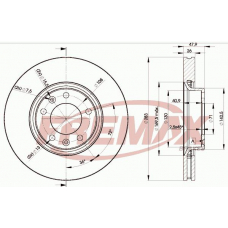 BD-4660 FREMAX Тормозной диск