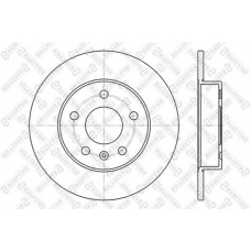 6020-3631-SX STELLOX Тормозной диск