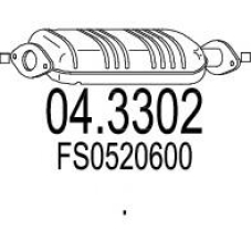04.3302 MTS Катализатор