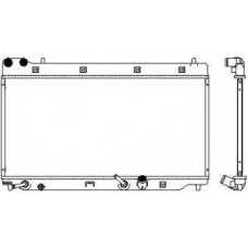 3211-1029 SAKURA  Automotive Радиатор, охлаждение двигателя