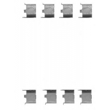 BFK797 QUINTON HAZELL Комплектующие, колодки дискового тормоза