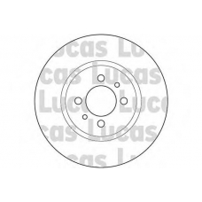 DF1743 TRW Тормозной диск