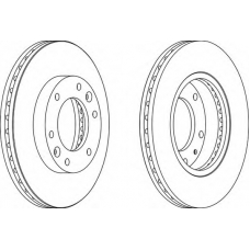 DDF1612-1 FERODO Тормозной диск